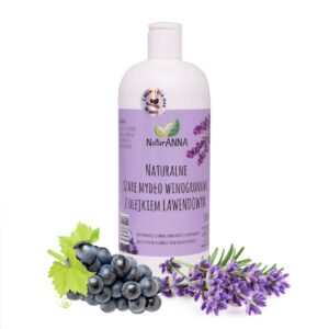 SZARE MYDŁO WINOGRONOWE Z OLEJKIEM LAWENDOWYM 500ml